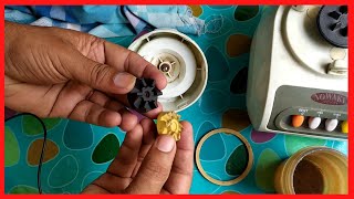 ব্লেন্ডার মেশিন রাবার পুলি নষ্ট ঠিক করুন # how to repair blender machine rubber pole solve #