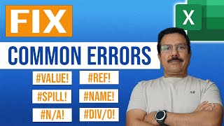 How to Fix 7 Common Errors in Excel