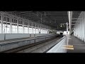 芦原温泉駅を通過する新幹線 4k