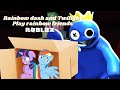 Rainbow dash and Twilight Play  Rainbow Friends in Roblox