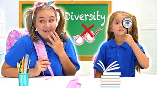 Ruby and Bonnie show example of diversity in school