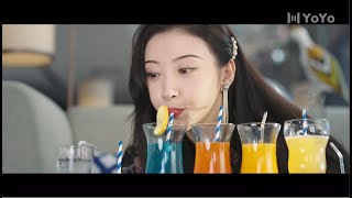 司藤女王不吃食物，男主貼心點了五顏六色的飲料讓她嘗試 💖 Chinese Television Dramas