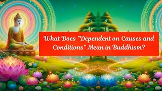 What Does “Dependent on Causes and Conditions” mean in Buddhism?