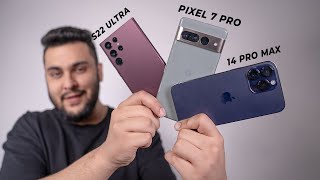 The 2022 KING ? - iPhone 14 Pro Max vs Samsung S22 Ultra vs Pixel 7 Pro