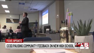 CCSD pause community feedback on new high school