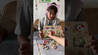 game play at home, Funny family play game,  smart kid #short #005