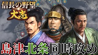 「島津義久そして北条氏政の同時攻めスタート！！」【信長の野望・大志PK】【柴田勝家：超級プレイ】 #21