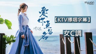 陳衣宸 - 愛你無留名 女C調【KTV導唱字幕】