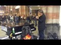 Live music at Amsterdam Central Railway Station • Dénes Dosztán - violin, Rhea Elise - piano