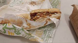 having the baja Chipotle chicken from subway with butter popcorn