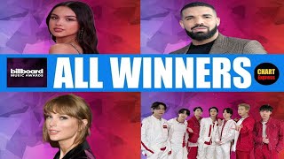 BBMA's 2022 - ALL WINNERS | 2022 Billboard Music Awards | May 15, 2022 | ChartExpress