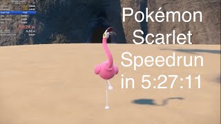 Pokémon Scarlet Any% Speedrun in 5:27:11
