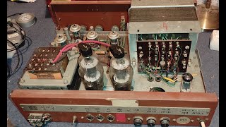 EAG AE785/A 53 Years old Tube Amplifier Test (Original 807 PP Output tubes)