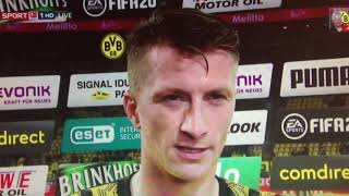 Marco Reus Interviwe | Borussia Dortmund - Werder Bremen 2:2