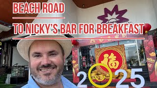 Beach Road Pattaya | Breakfast at Nicky’s Bar