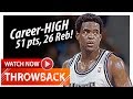 Throwback: Chris Webber Career-HIGH Highlights vs Pacers (2001.01.05) - EPIC 51 Pts, 26 Reb, 5 Ast!