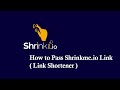 How to Pass Shrinkme io Links ( Link Shortener )