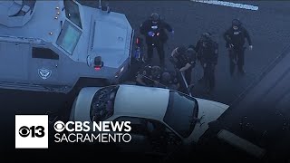 Timeline of I-80 standoff in Solano County that ended with suspect dead