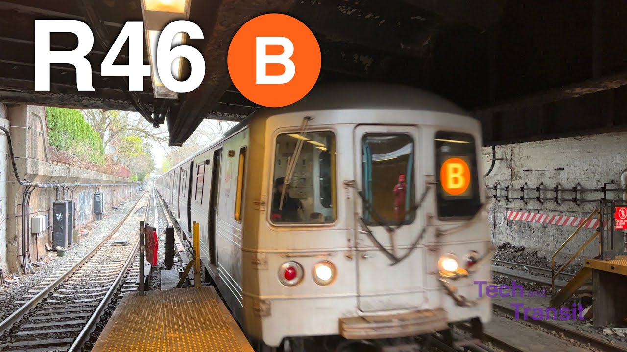 R46 Subway Cars In Service On The (B) Line - YouTube