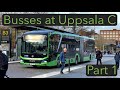 Busses at Uppsala Central Station - November 2022 - Part 1/2