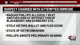 Attempted homicide charges filed in Harrisburg incident