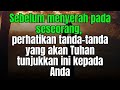 ❤️‍🔥pesan malaikat cinta: Sebelum menyerah, perhatikan tanda-tanda yang Tuhan tunjukkan.