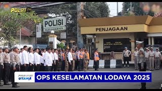 POLRES SUKABUMI KOTA APEL GELAR PASUKAN OPS KESELAMATAN LODAYA 2025