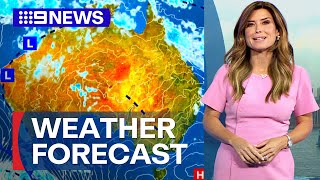 Australia Weather Update: Sunny conditions with possible showers | 9 News Australia