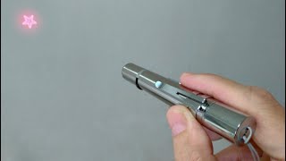 3-In-1 Laser Pointer, UV Light & Flaslight USB Rechargeable Pen + Cat Toy Test