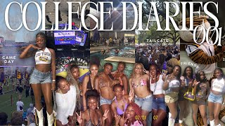 college diaries 001 | welcome week, parties, tailgate, game day, + more