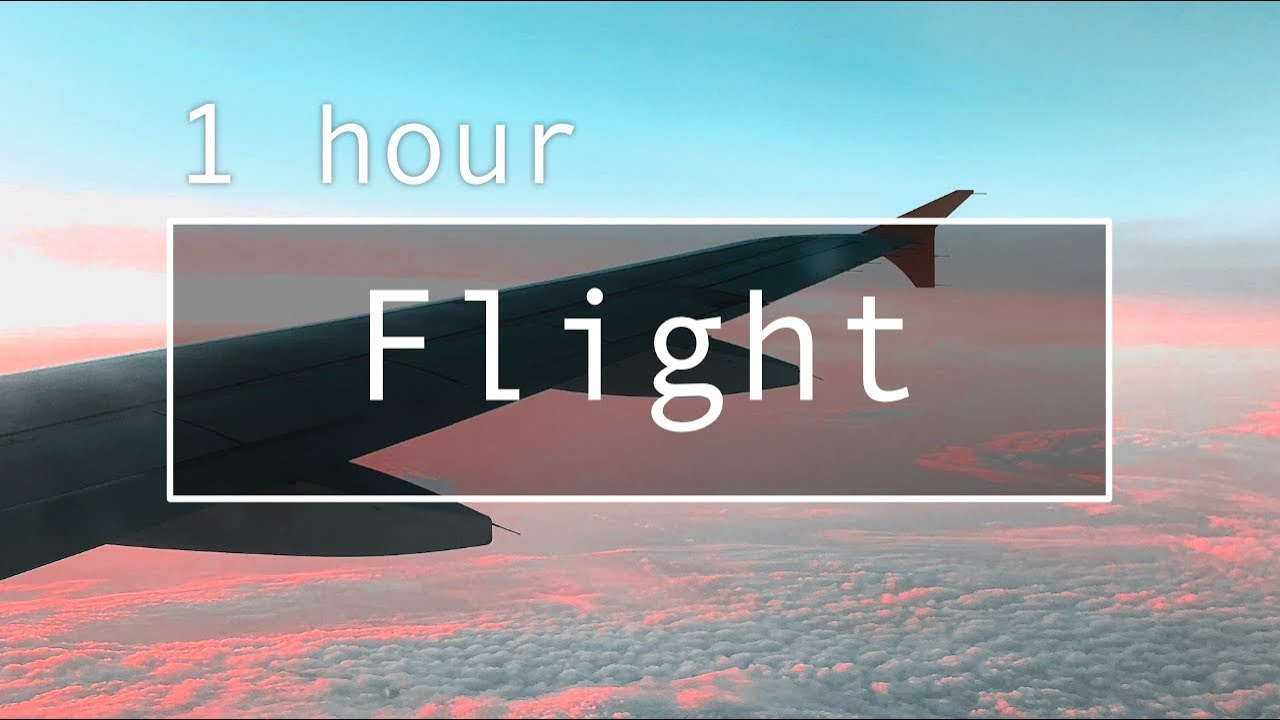 1 Hour Airplane Ambience Virtual Flight Sounds Youtube
