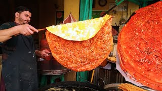 PAKISTANi Biggest Paratha Making | Lahori Katlama Recipe | Food Street