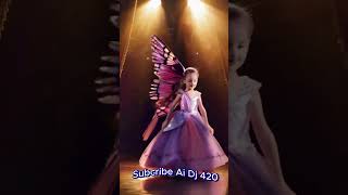 Beautiful Little Girl Turns into a Butterfly | #beautiful  #magic #girl #dance  #animals #shorts