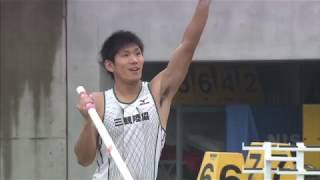 第98回日本陸上競技選手権大会 男子 棒高跳 決勝　4位