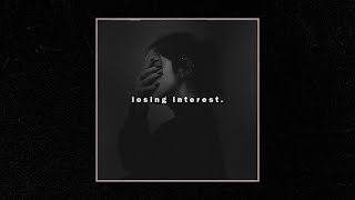 Free Sad Type Beat - "Losing Interest" | Emotional Rap Guitar Instrumental 2021