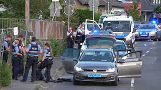 4 vending machine burglars caught after chase - 1 fugitive in Bonn-Vilich on 16.06.22