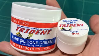 Trident silicone grease big and small jar