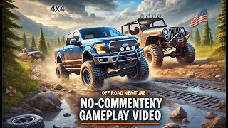 Freely Exploring in Off Road 4x4 Simulator 🚙💨 | Towing a Jeep to Garage! 🔧