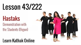 Explanation and Demonstration in Ekgun - Adding Hastak Movement to Vocabulary | Lesson 43/222