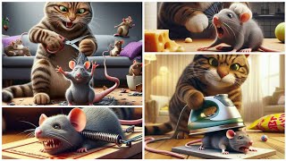 Cat And Mouse Story 😂 Funniest Animals 2023 😊 Best Animal s | #funny #viral #cat