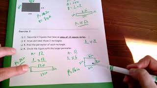 16-5: Additional Practice (Same area, different perimeter)