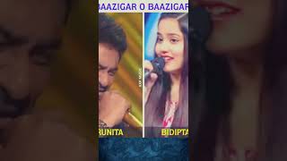 Baazigar O Baazigar | Kumar Sanu & Arunita Kanjilal, Bidipta Chakraborty | India Idol | #shorts