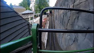 Rutschebanen CLASSIC 1914 Wooden Roller Coaster 4K POV! | Tivoli Gardens Denmark [No Copyright]