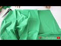 saree tho langa and voni blouse cutting and stitching in telugu