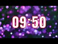 16 minute countdown timer with music simple and clean