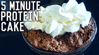 5 Minute Protein Cake | Healthy Low Carb Dessert Recipe