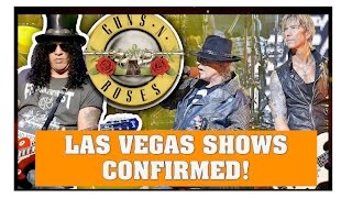 Guns N' Roses (GNR) 2016 Reunion News: Announce Las Vegas Concerts April 8, 9th, 2016