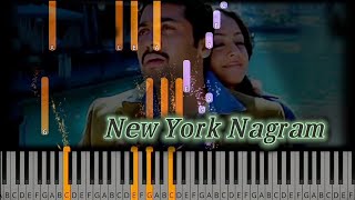 New York Nagaram piano notes | sillunu oru Kadhal | AR Rahman
