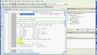 NetCOBOL for .NET Tutorial: COBOL Structure Example for Connection to a Database