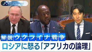 ロシアに怒る「アフリカの論理」【豊島晋作のテレ東ワールドポリティクス】（2022年2月28日）